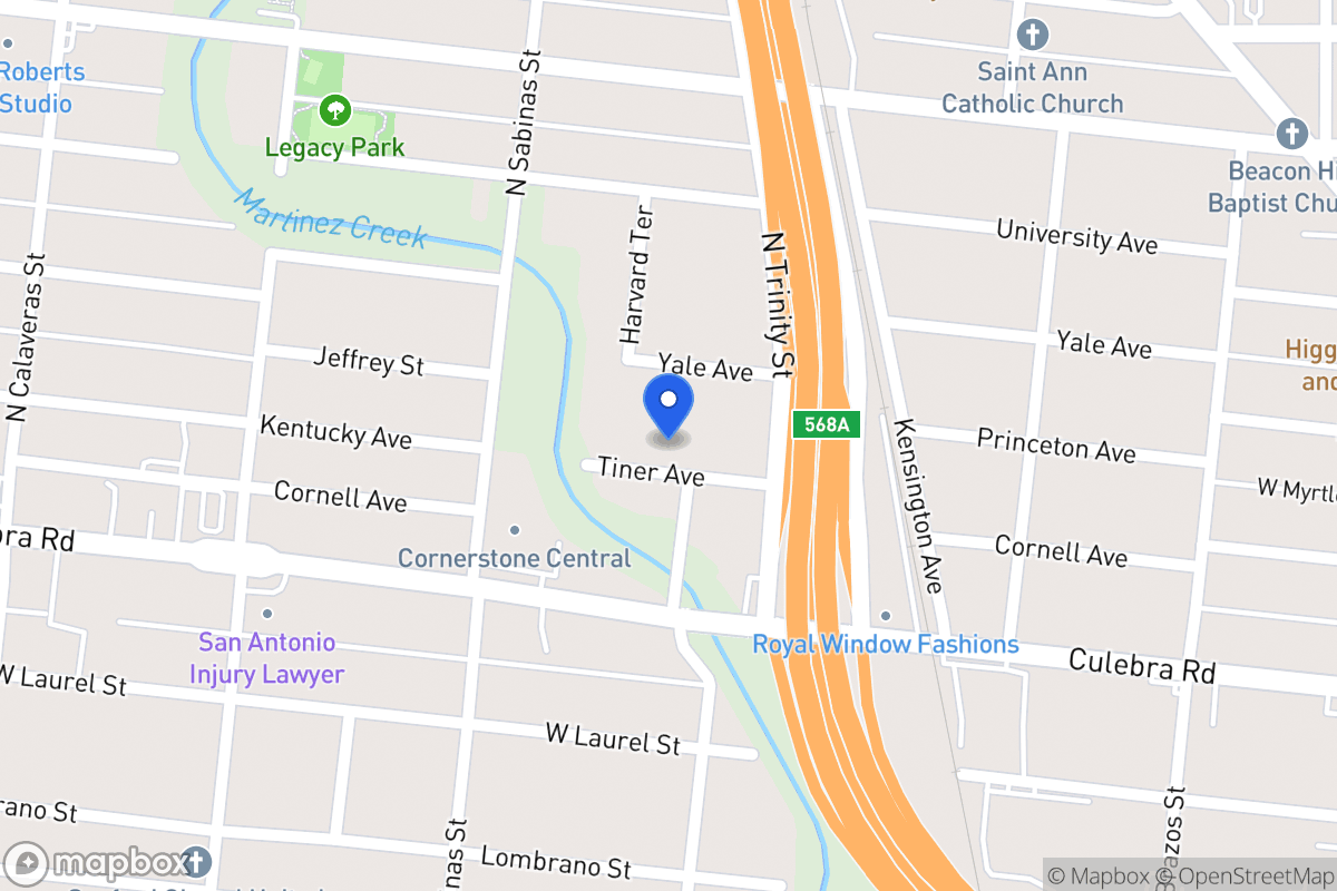 Map of 207  Tiner Ave