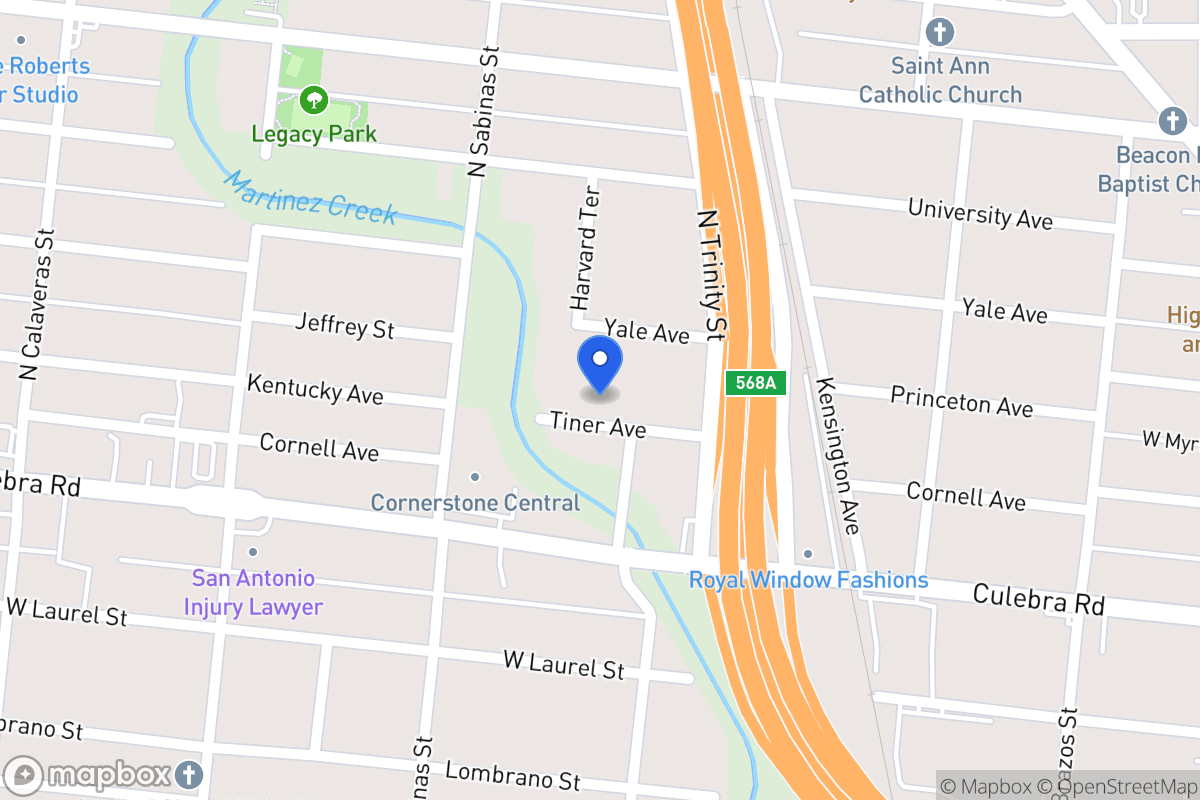 Map of 211  Tiner Ave