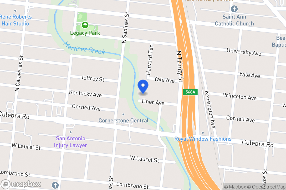 Map of 223  Tiner Ave