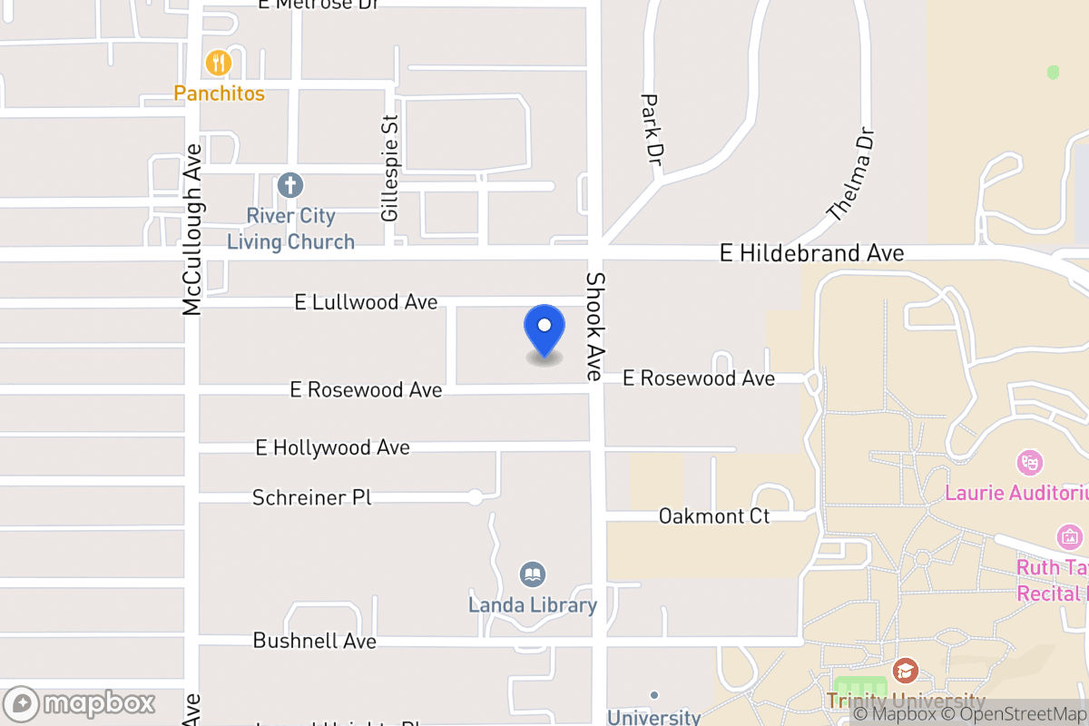 Map of 325 E Rosewood Ave