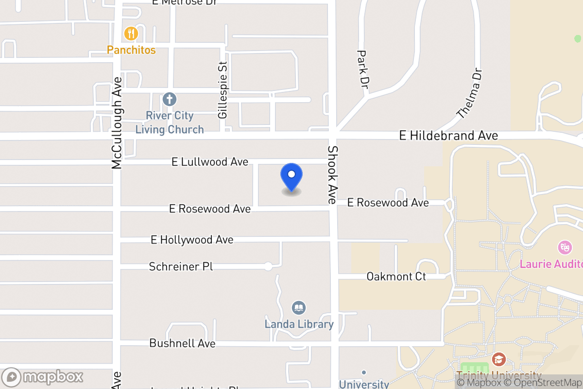 Map of 317 E Rosewood Ave