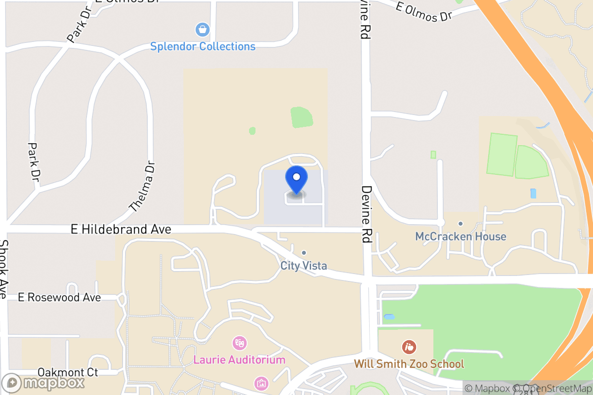 Map of 647 E Hildebrand Ave
