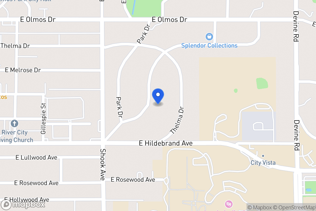 Map of 132  Park Hill Dr