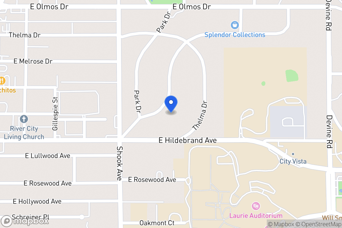 Map of 122  Park Hill Dr