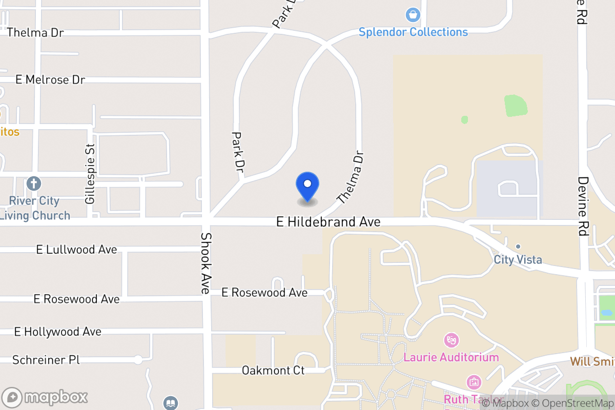 Map of 433 E Hildebrand Ave