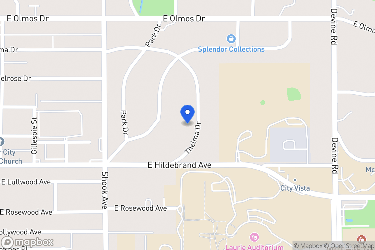 Map of 127  Thelma Dr