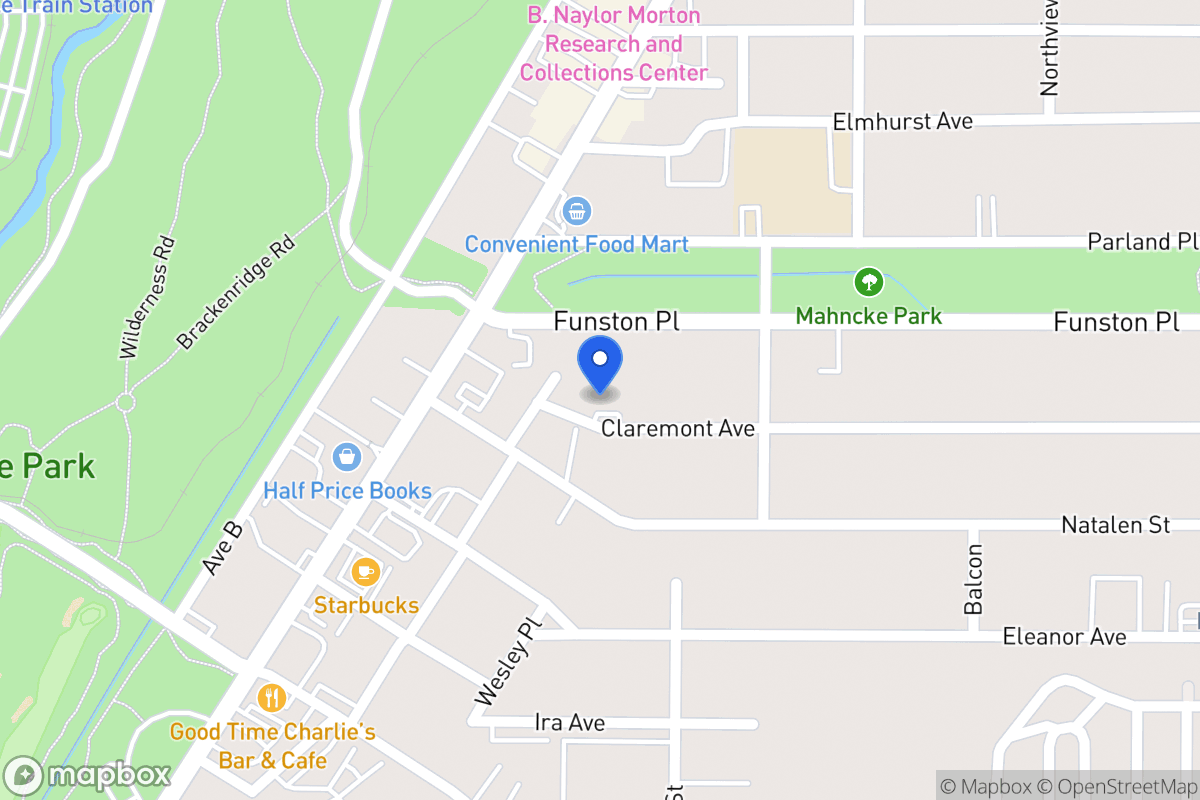 Map of 115  Claremont Ave