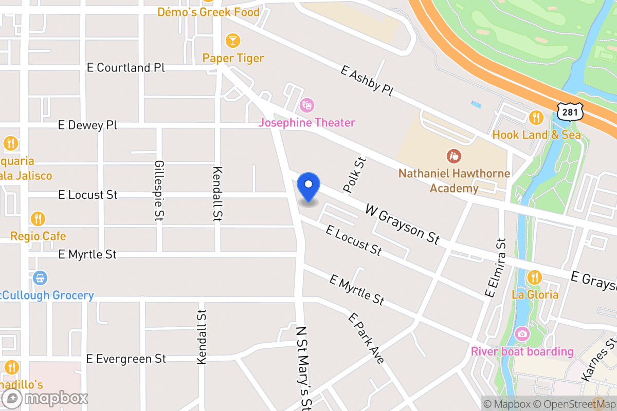 Map of E Locust