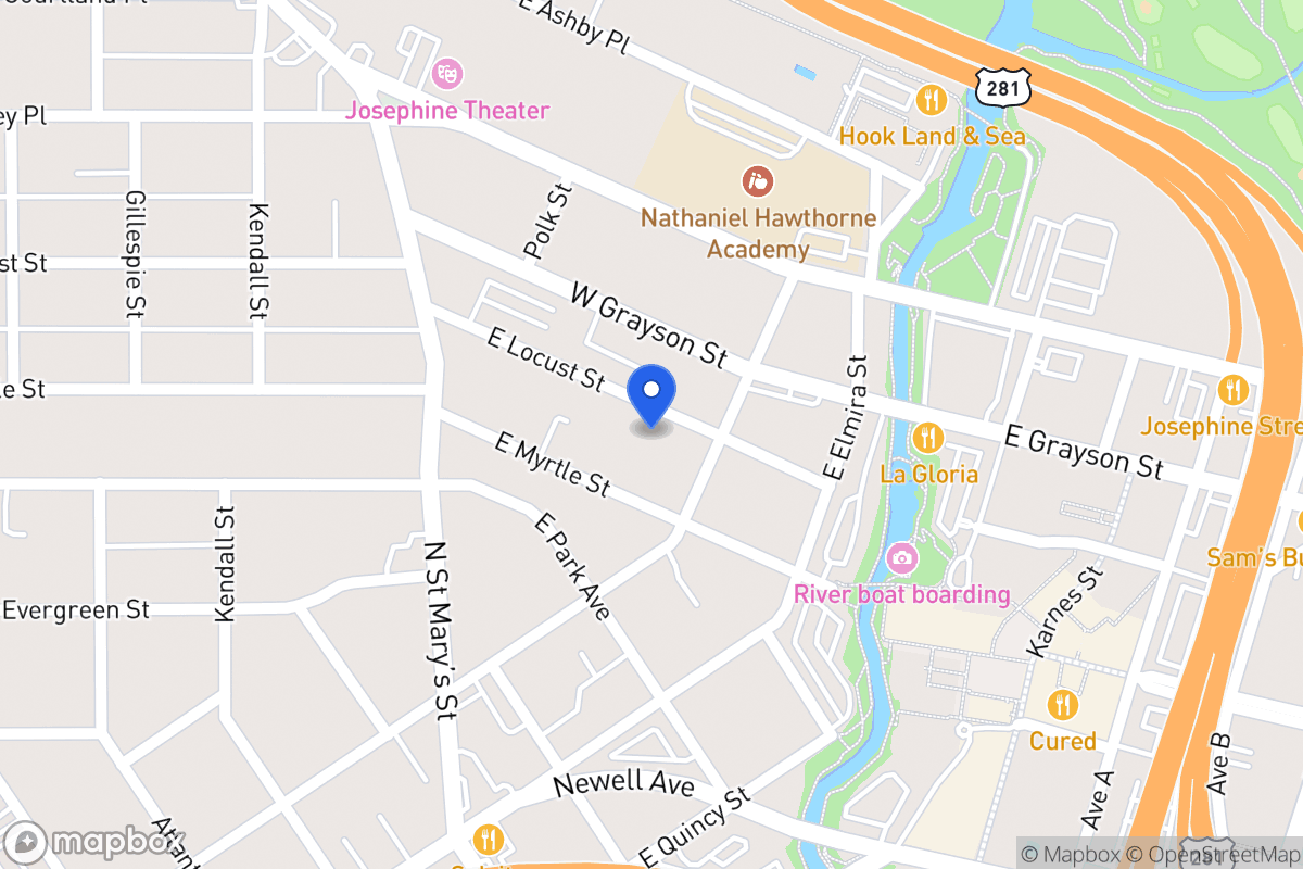 Map of 774 E Locust St