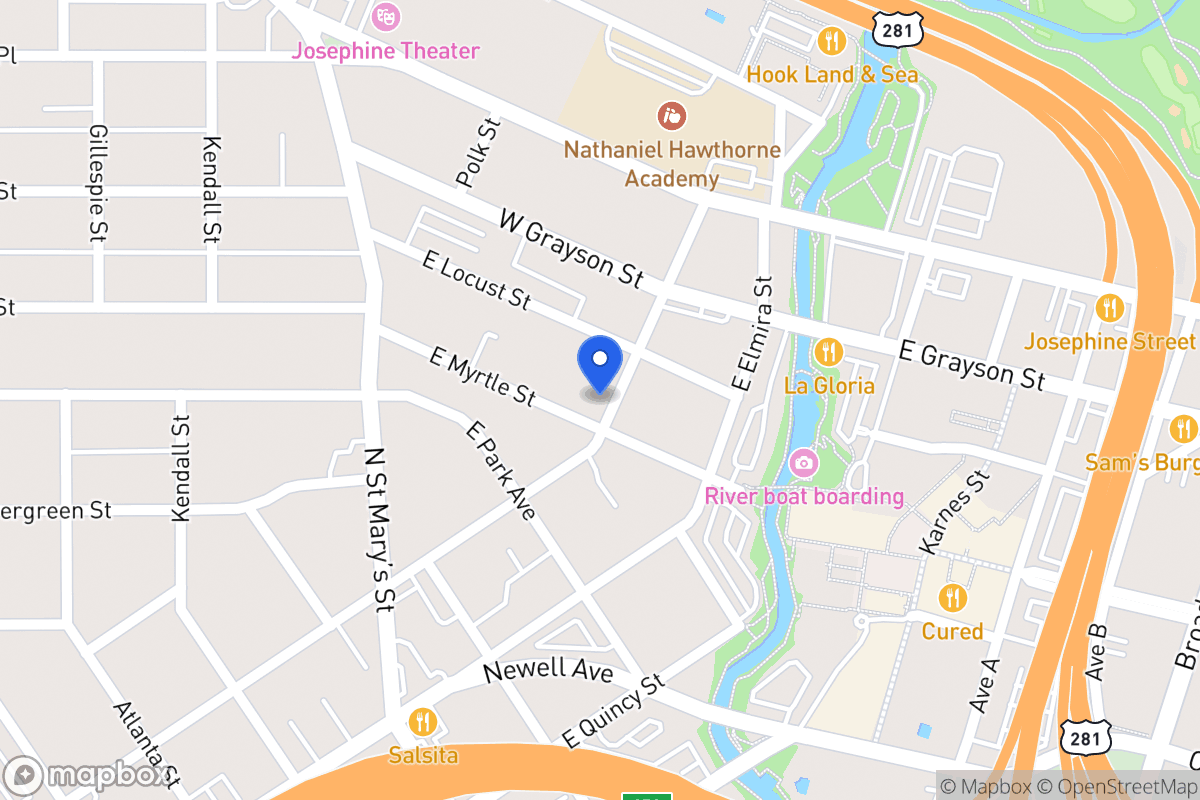 Map of 771 E Myrtle St