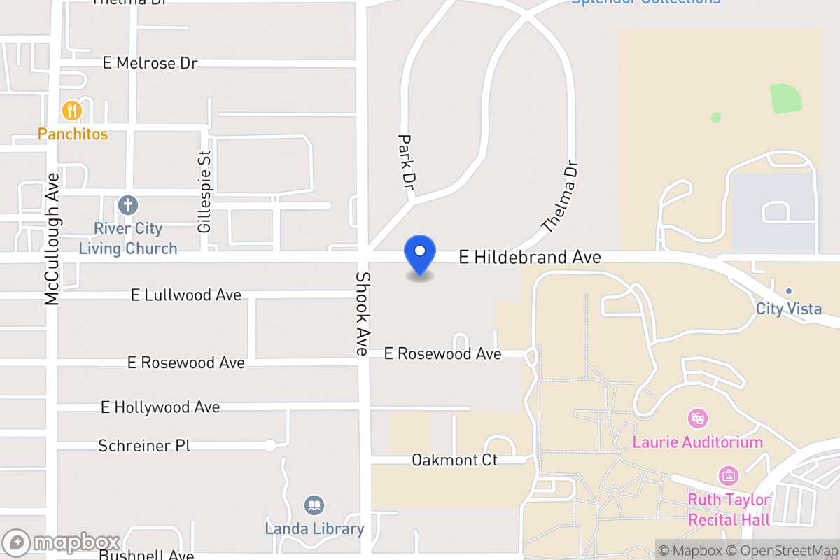 Map of 422 E Hildebrand Ave