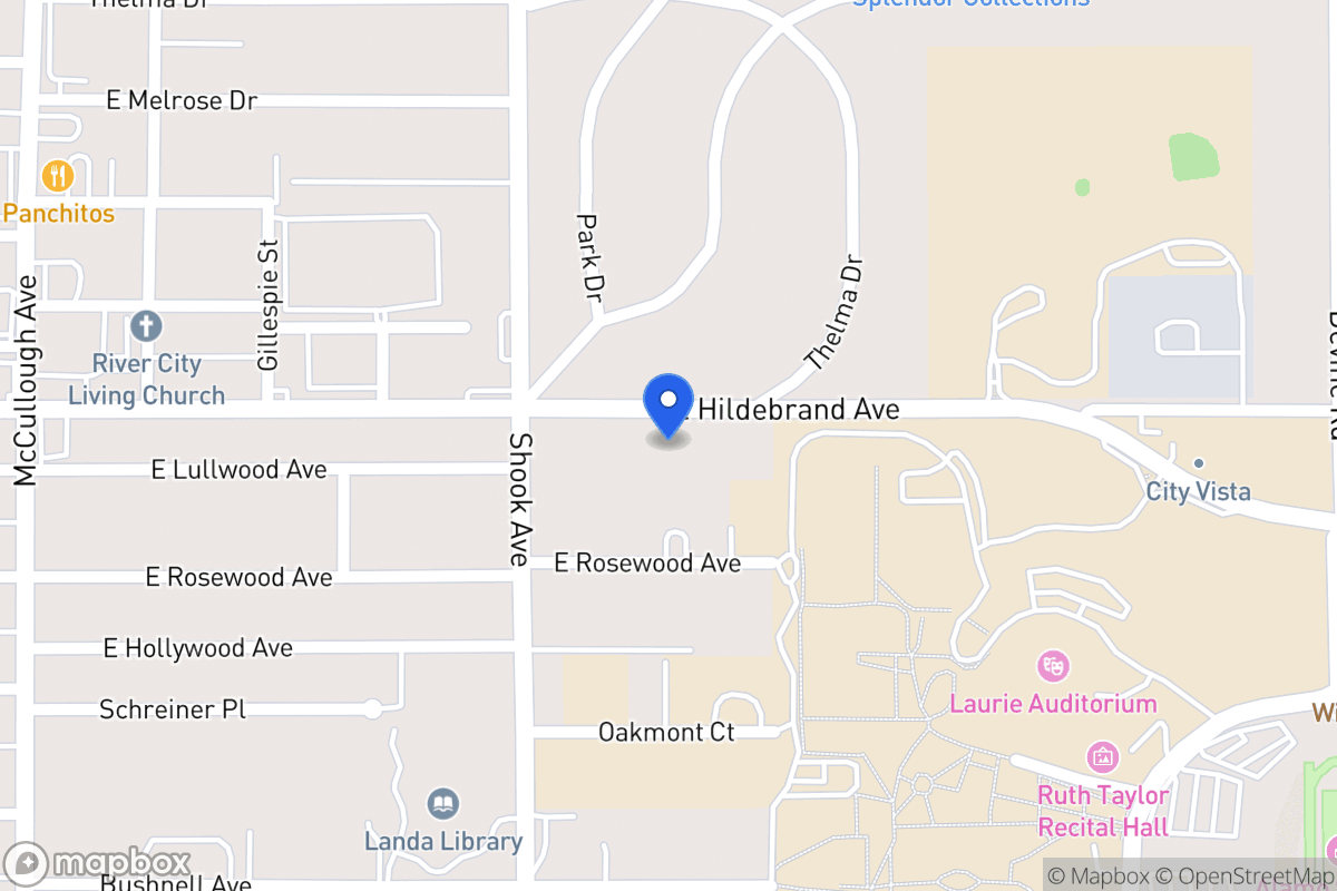 Map of 434 E Hildebrand Ave