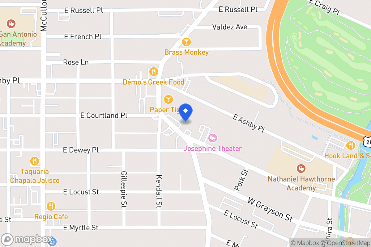 Map of 2300 N Saint Marys St