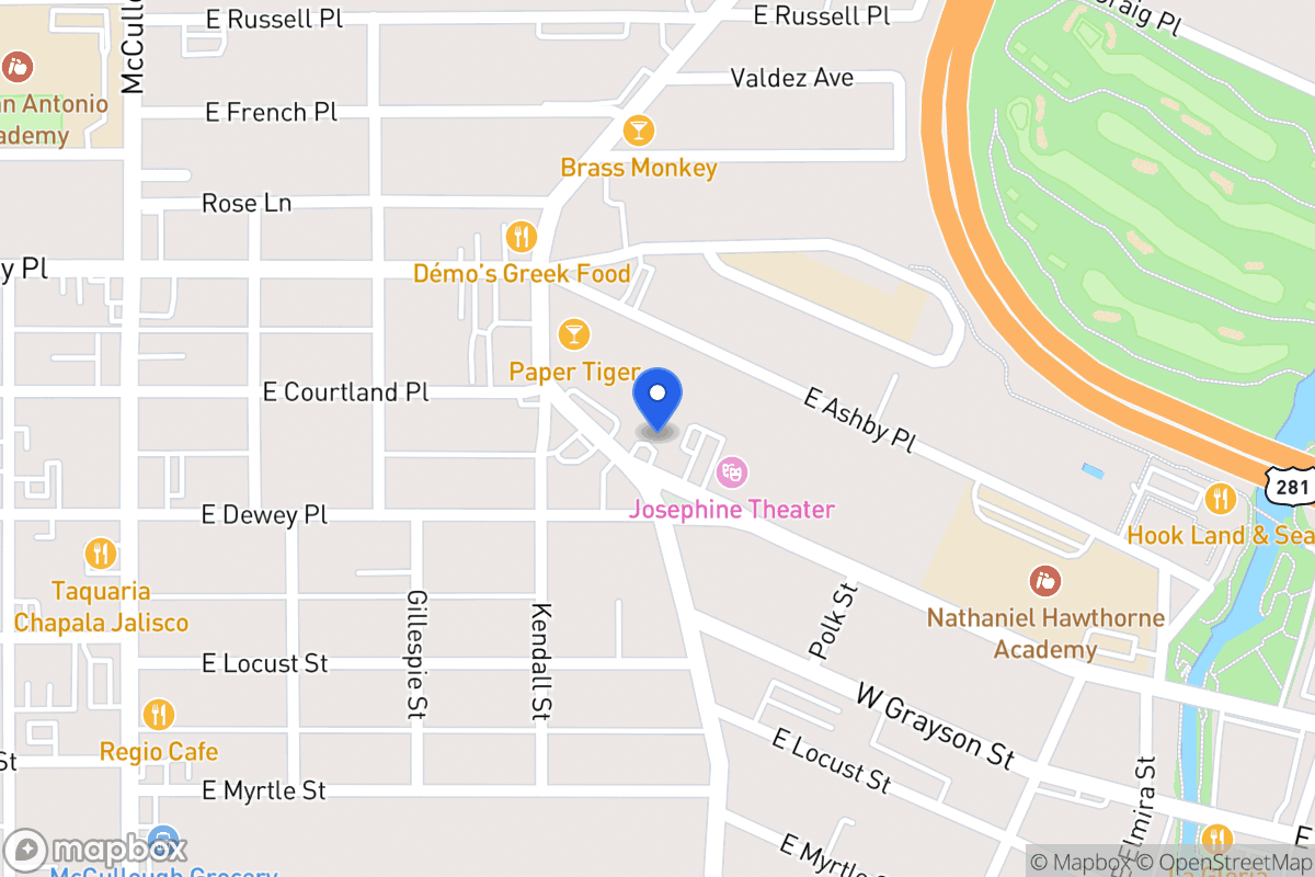 Map of 355 W Josephine St