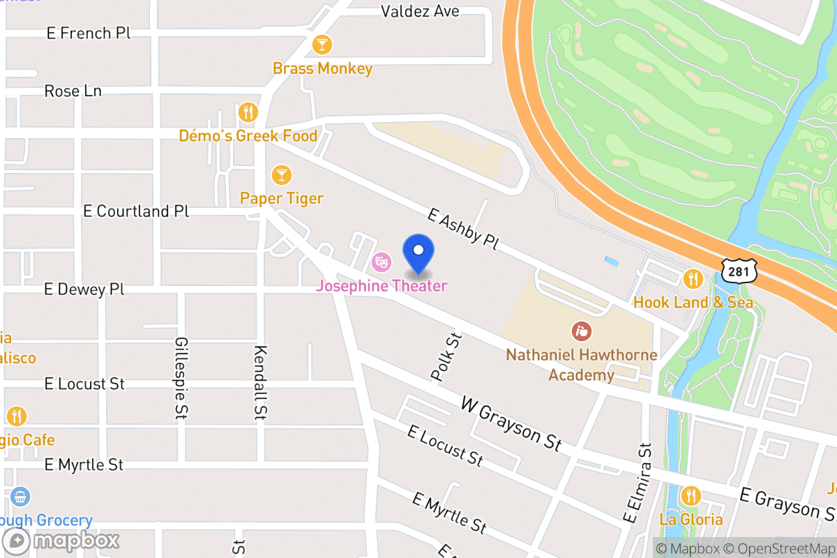 Map of 315 W Josephine St