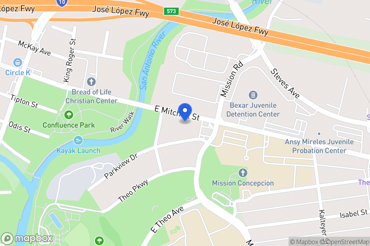 Map of 120 E Mitchell St