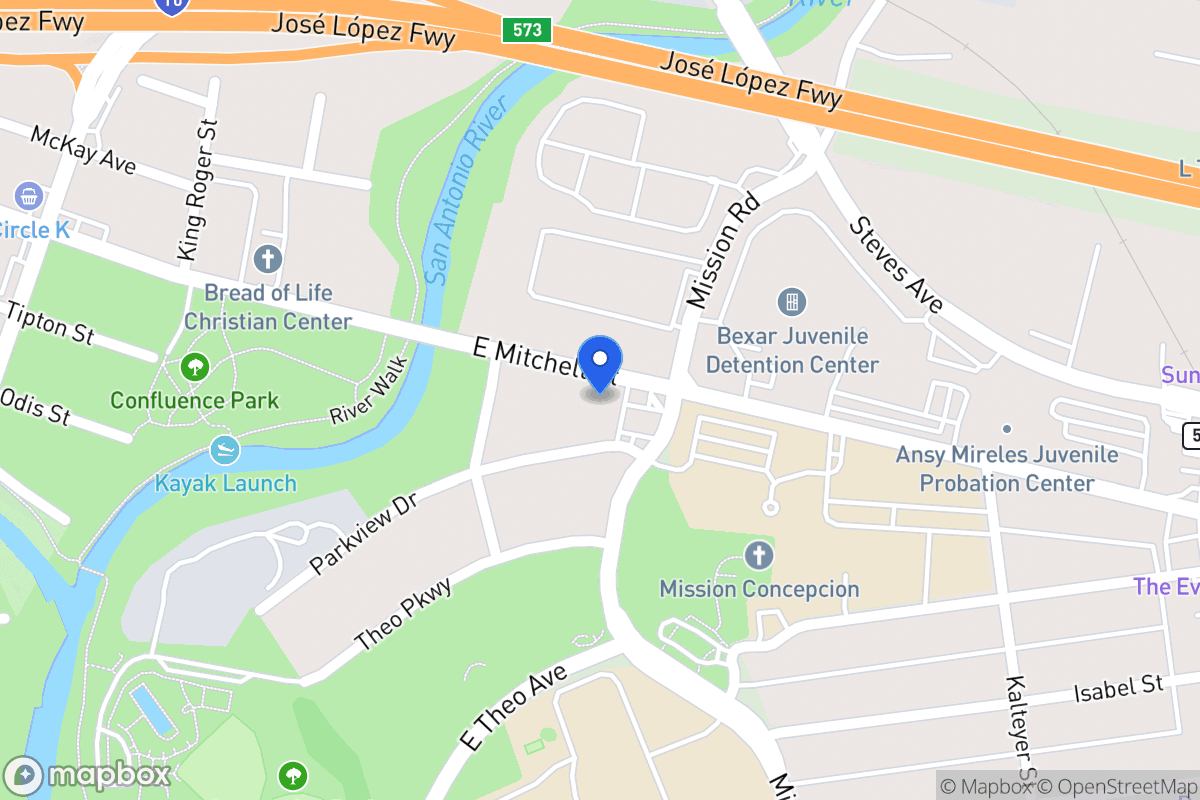 Map of 128 E Mitchell St