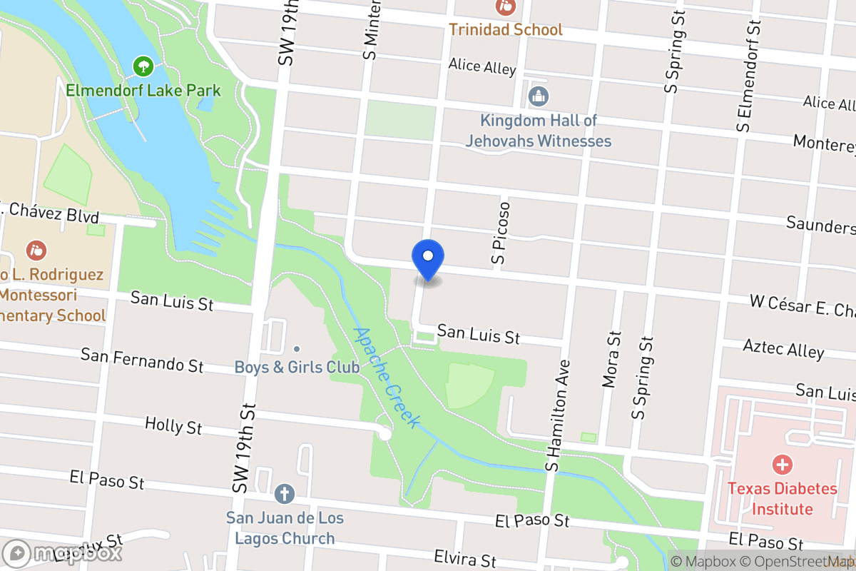 Map of 3222 W Cesar E Chavez Blvd