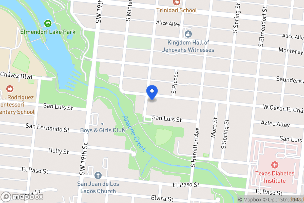 Map of 3220 W Cesar E Chavez Blvd