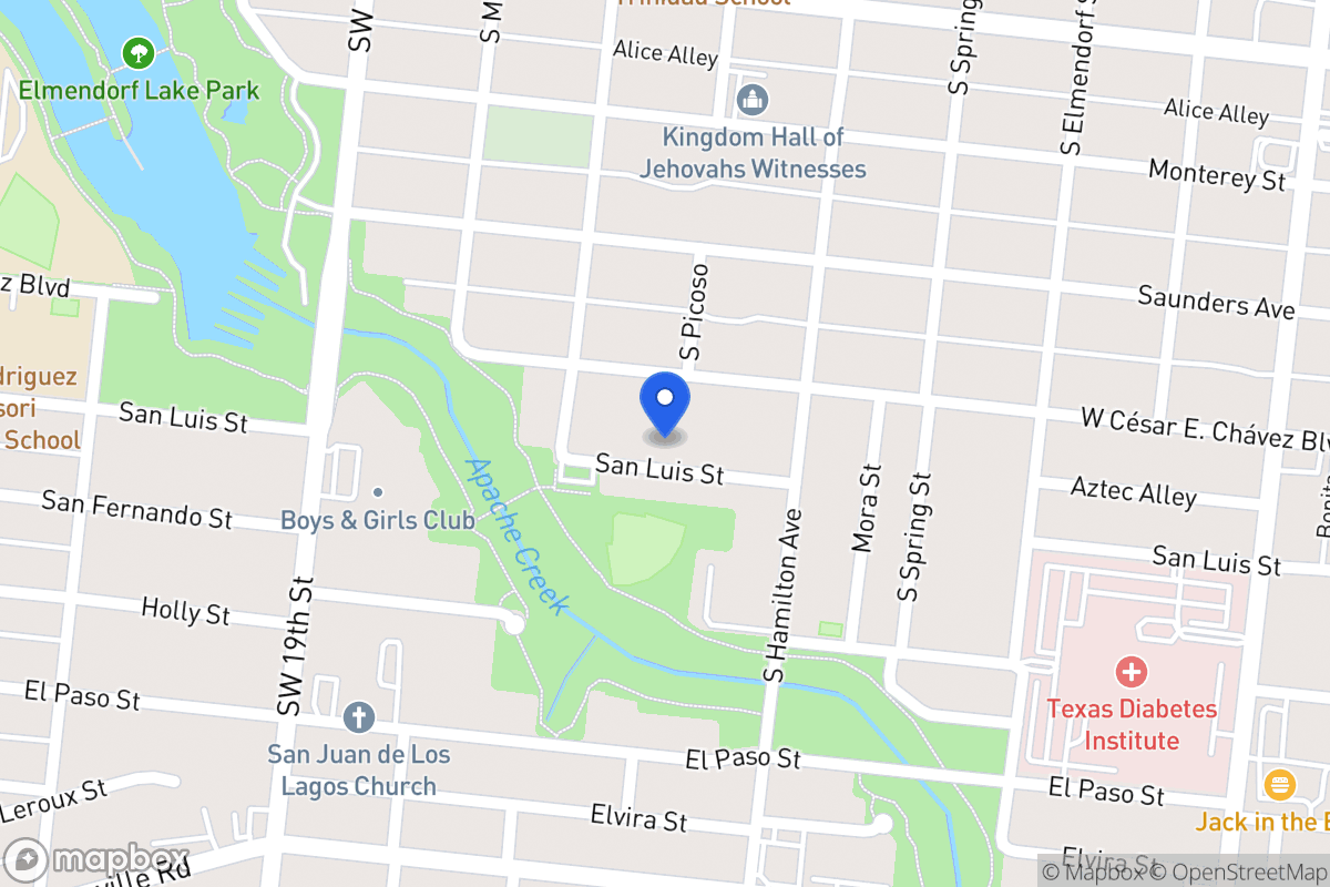 Map of 3003  San Luis St