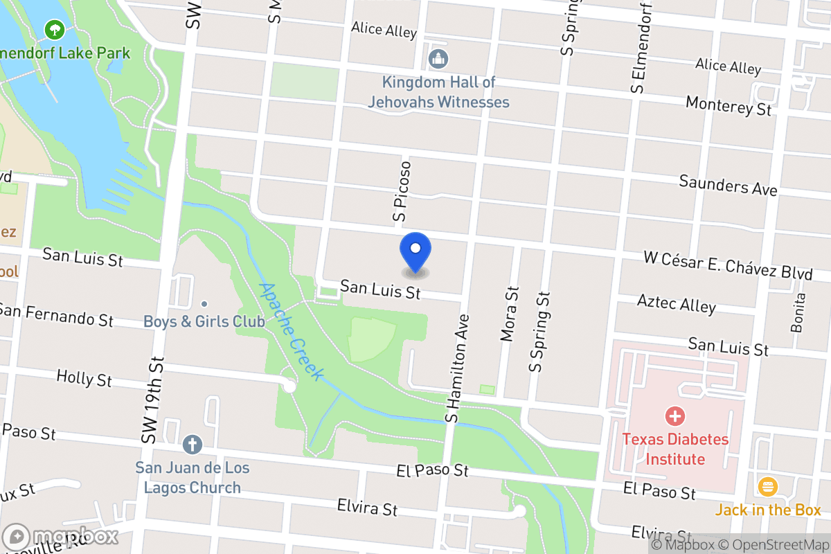 Map of 2923  San Luis St