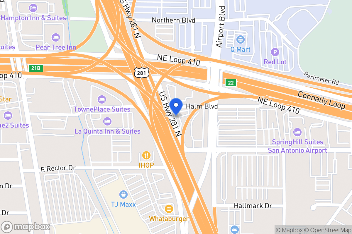 Map of 1002  Halm Blvd