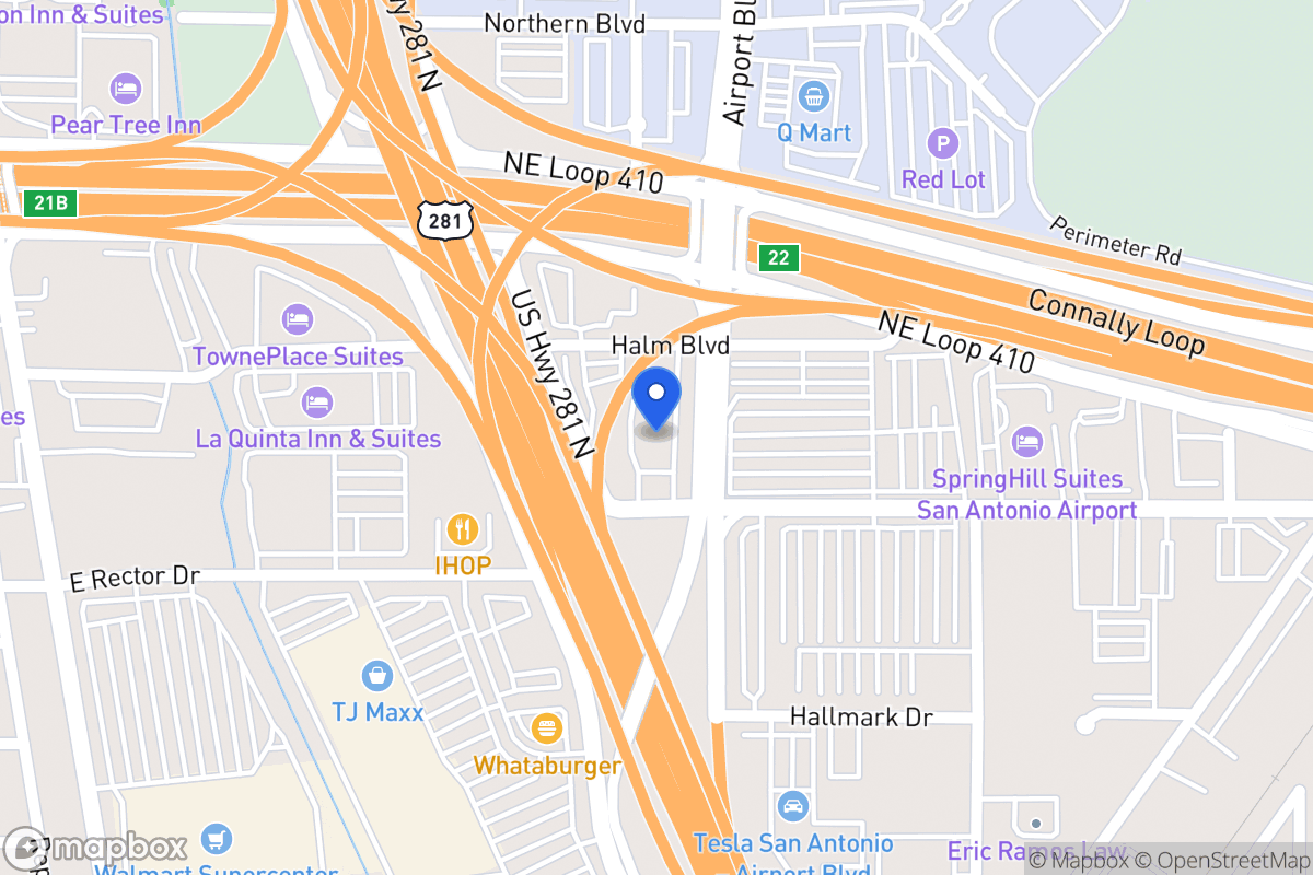 Map of 1022  Halm Blvd