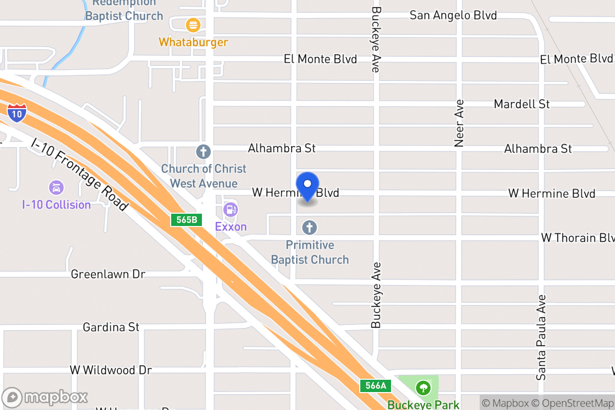 Map of 1734  Hermine Blvd
