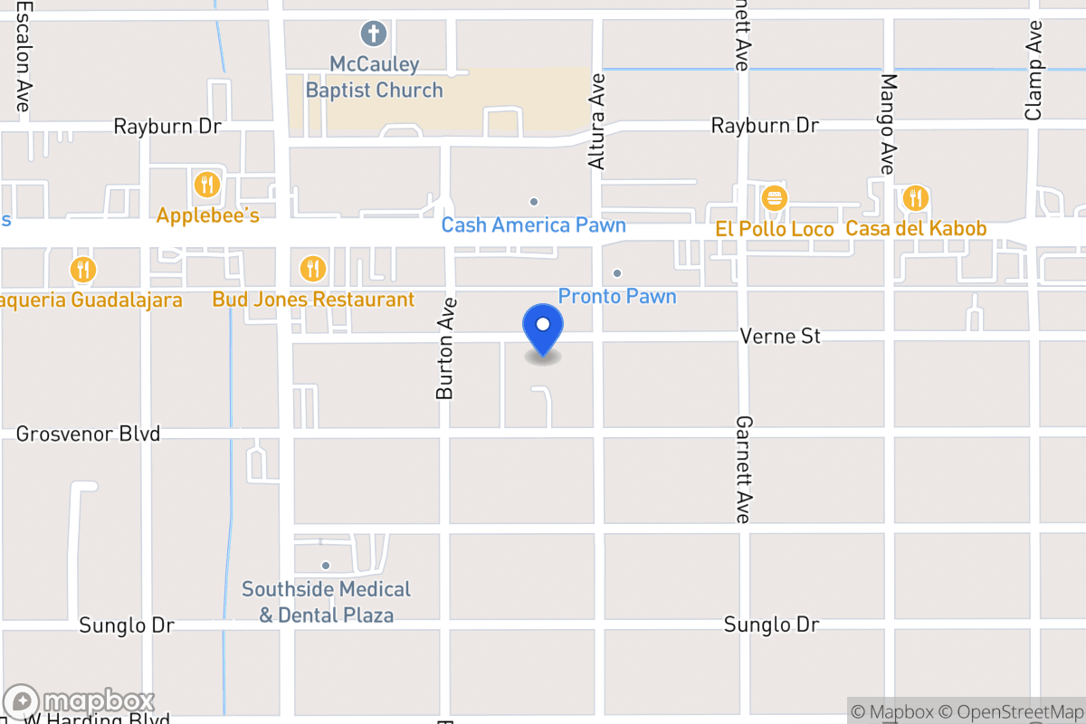 Map of 614  Verne St