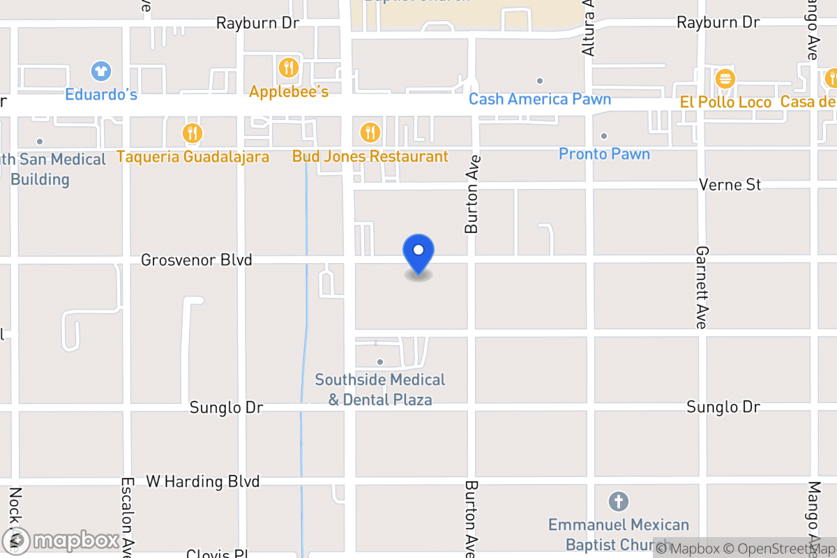 Map of 718  Grosvenor St