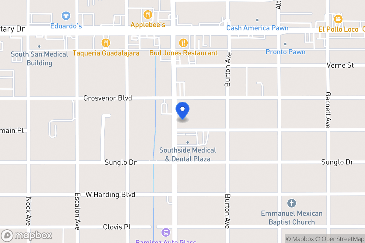 Map of 2314  Commercial Ave