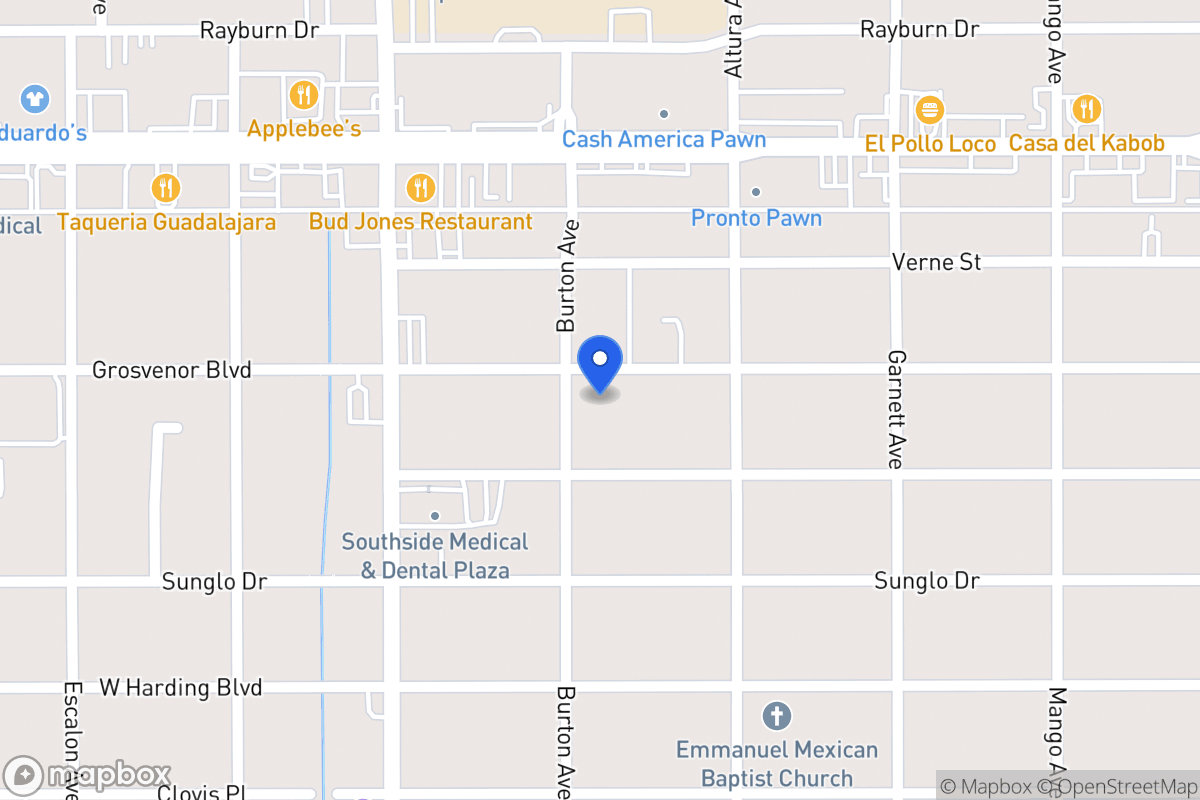 Map of 406  Burton Ave