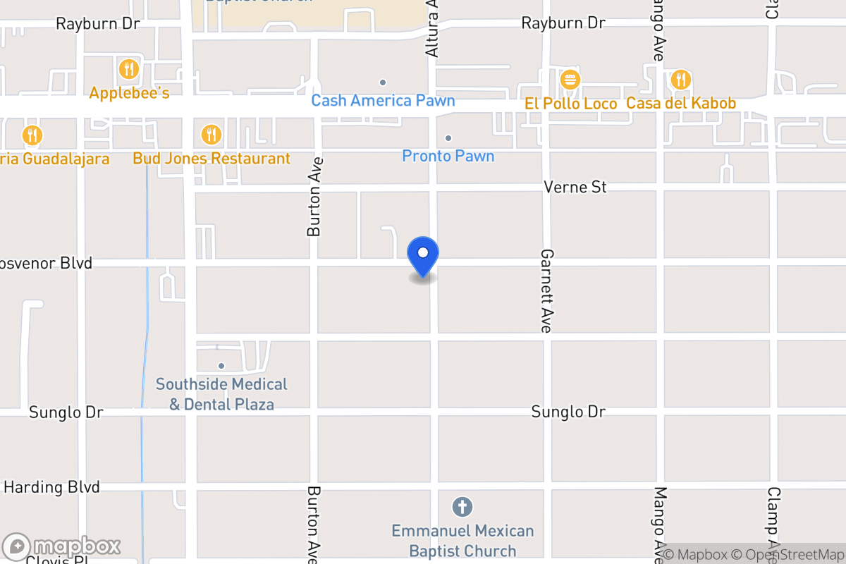 Map of 602  Grosvenor St