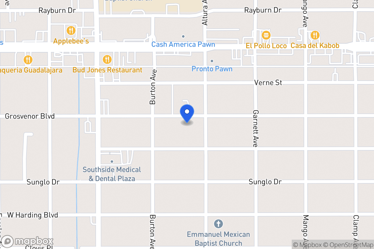 Map of 614  Grosvenor St