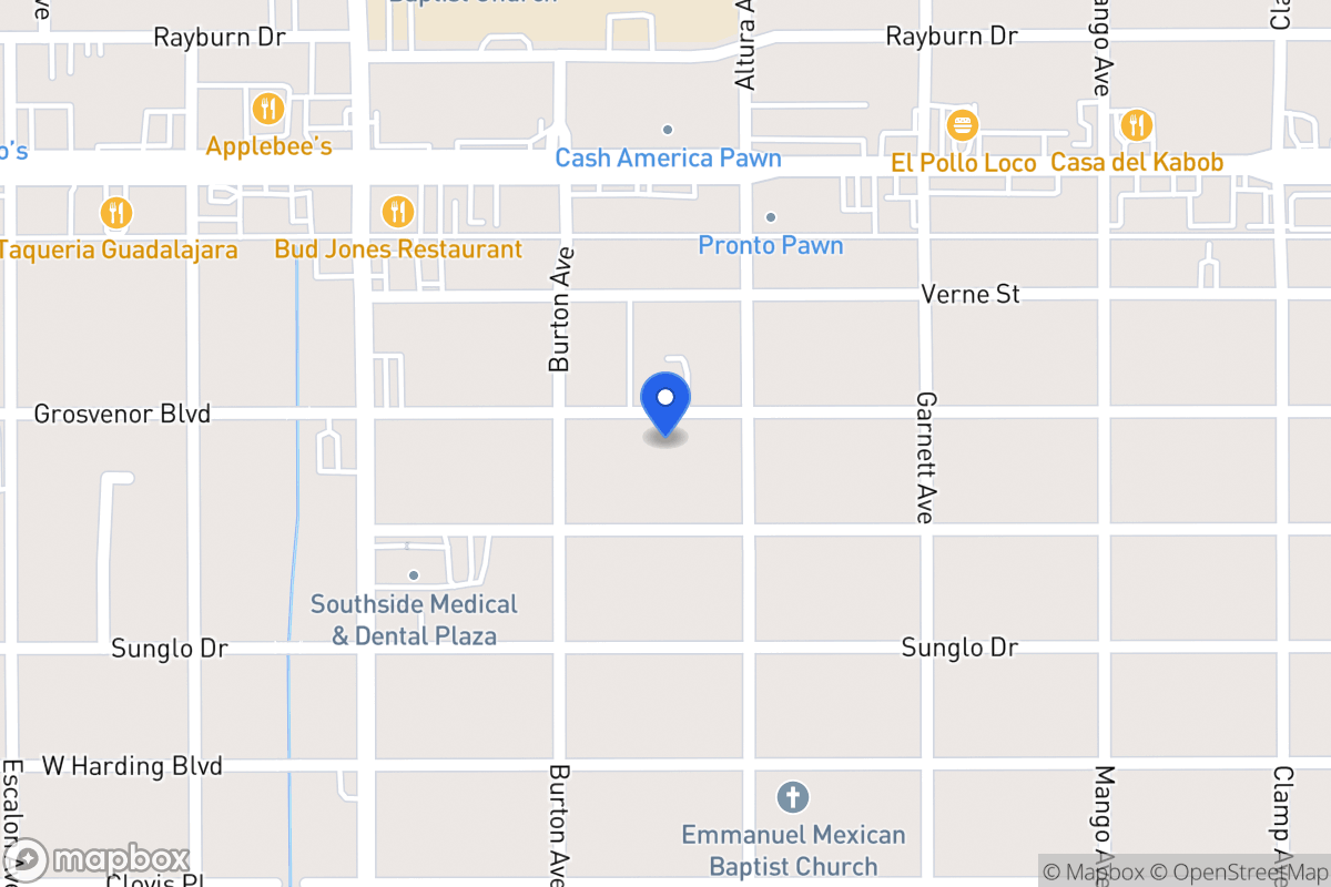 Map of 618  Grosvenor St