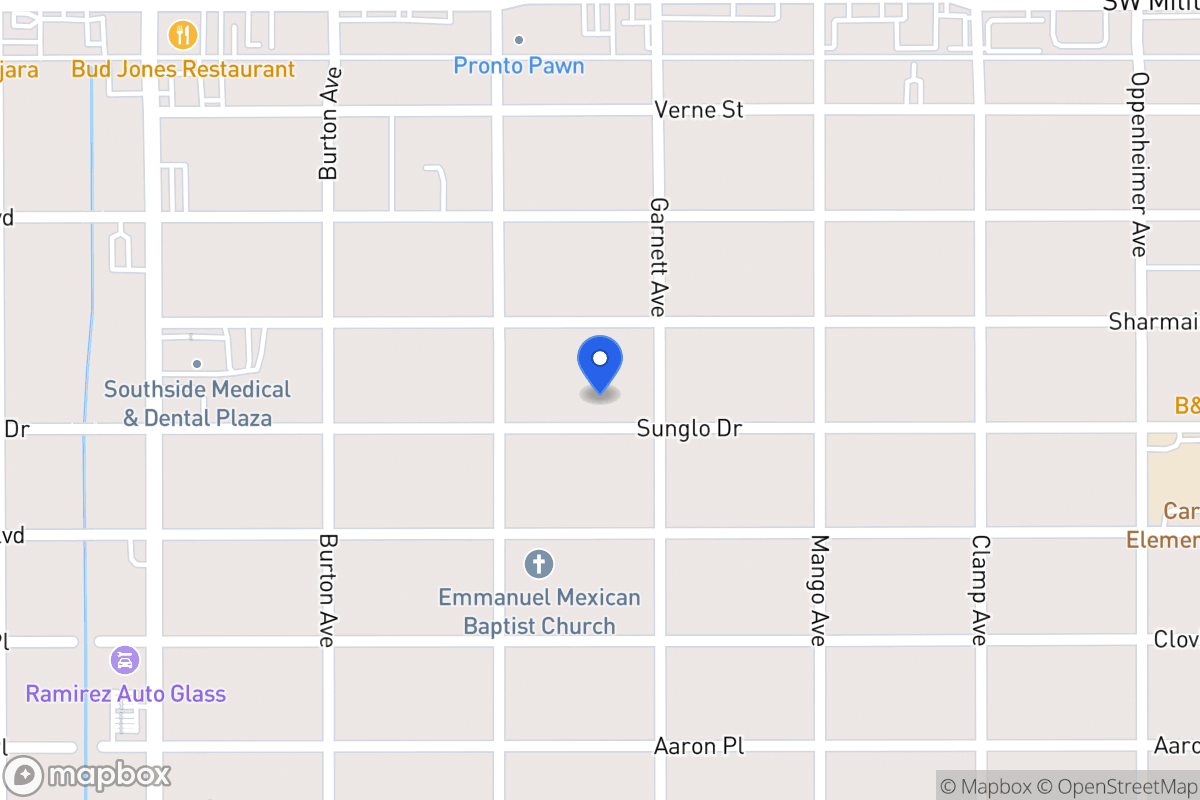 Map of 515  Sunglo Dr
