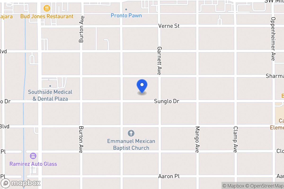 Map of 519  Sunglo Dr