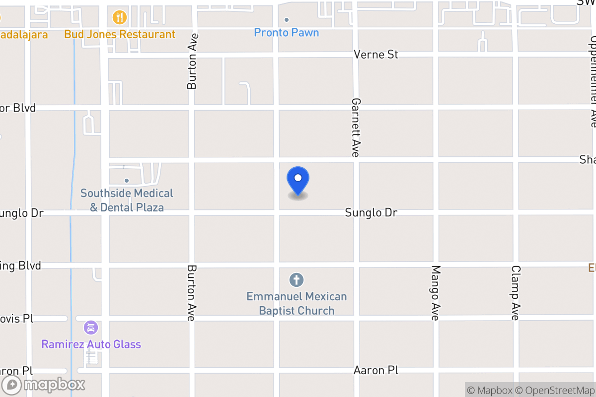 Map of 531  Sunglo Dr