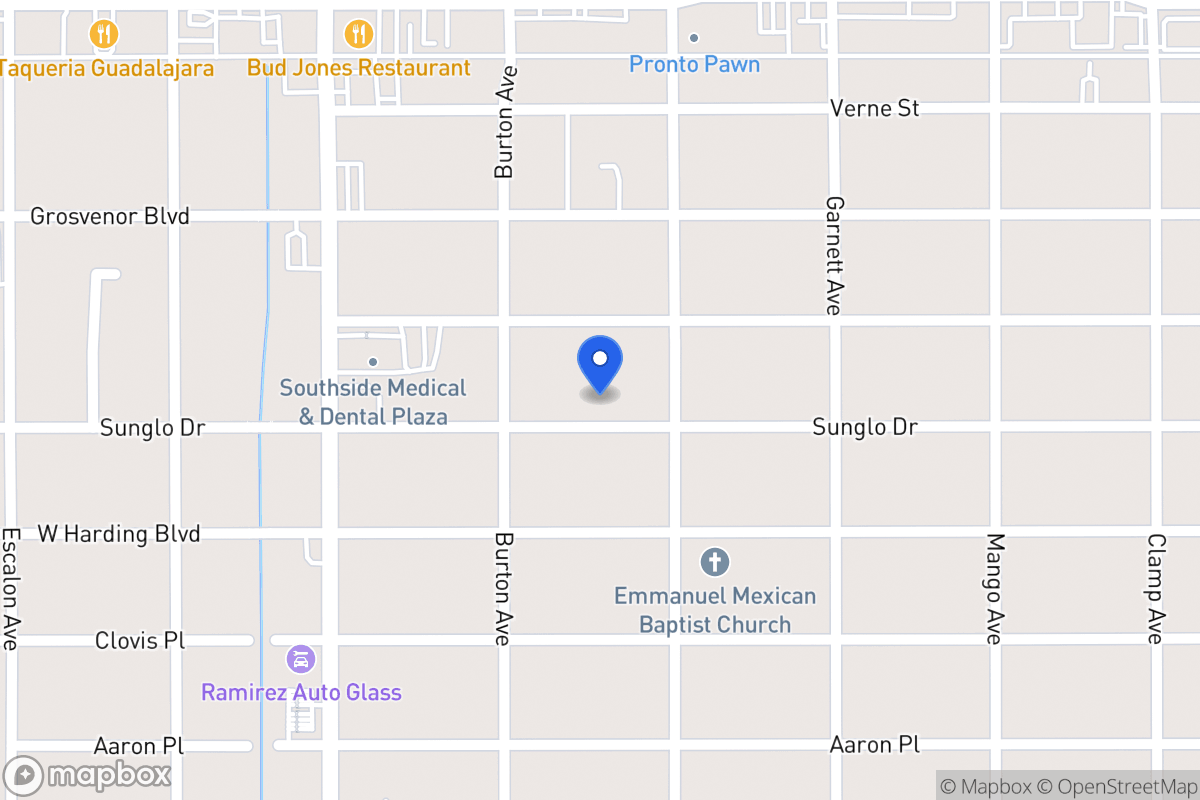 Map of 619  Sunglo Dr