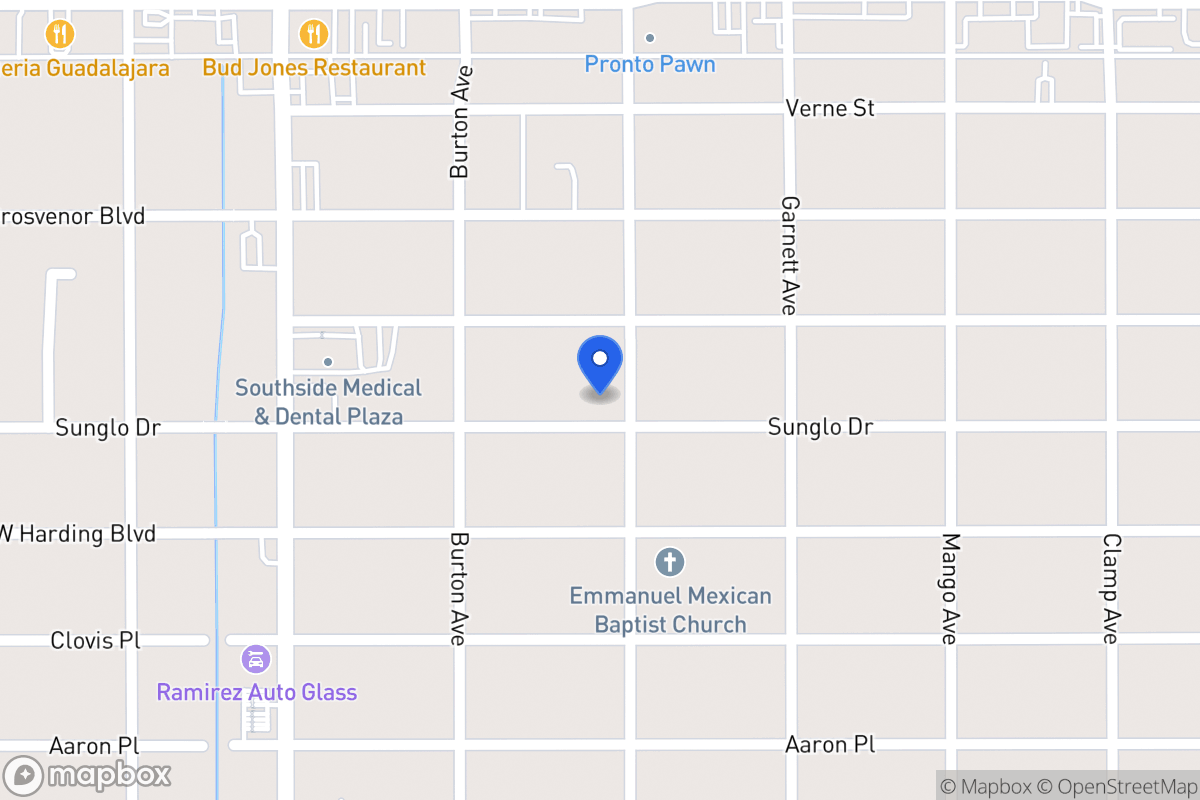 Map of 611  Sunglo Dr