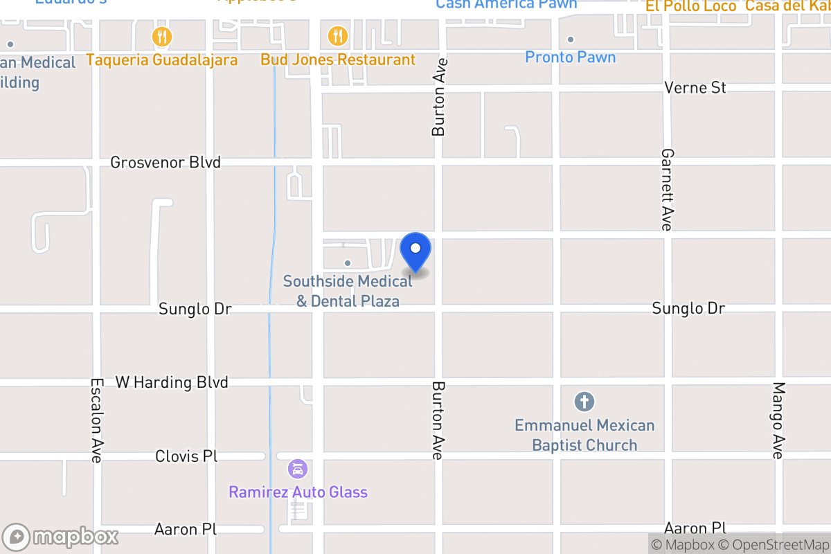 Map of 515  Burton Ave