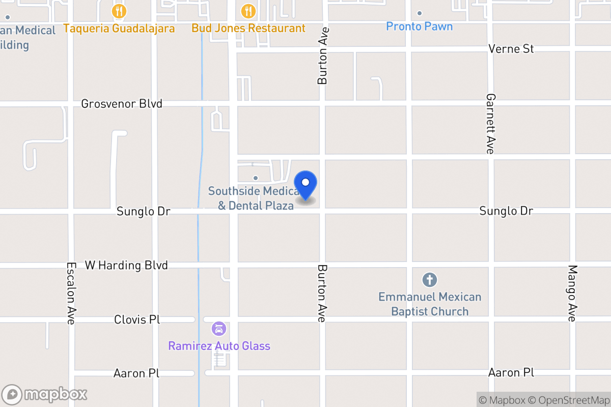 Map of 523  Burton Ave