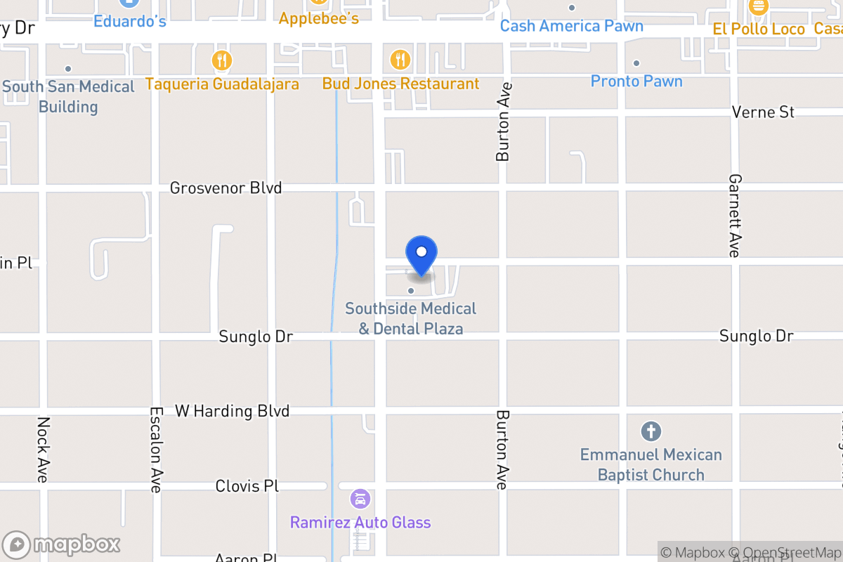 Map of 2404  Commercial Ave