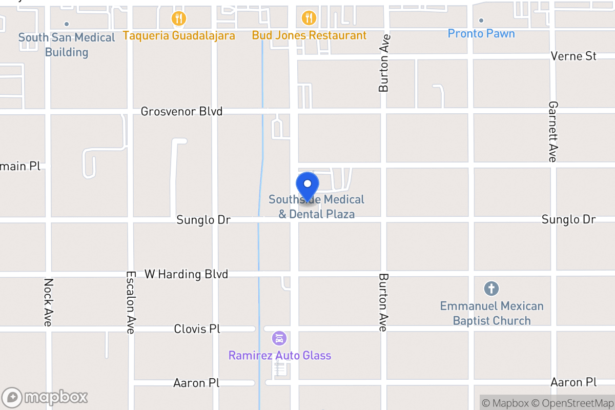 Map of 2414  Commercial Ave