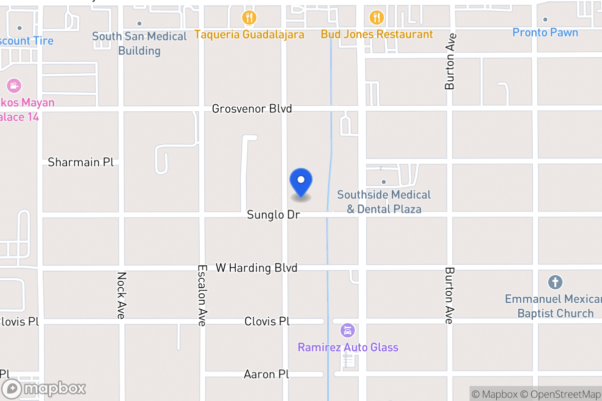 Map of 831  Sunglo Dr