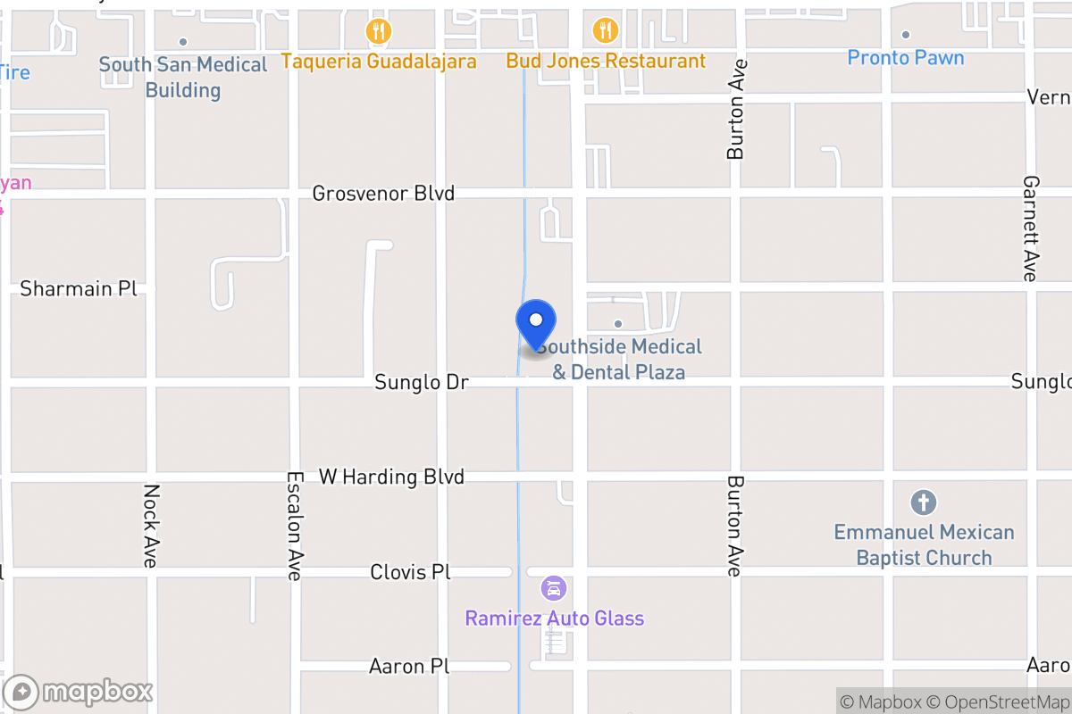 Map of 811  Sunglo Dr
