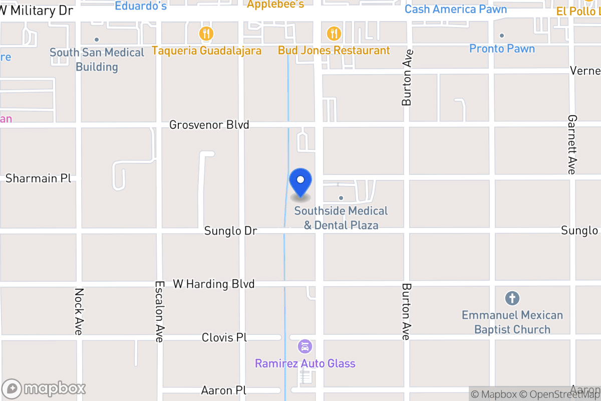 Map of 2409  Commercial Ave
