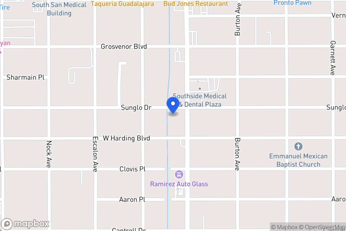 Map of 810  Sunglo Dr