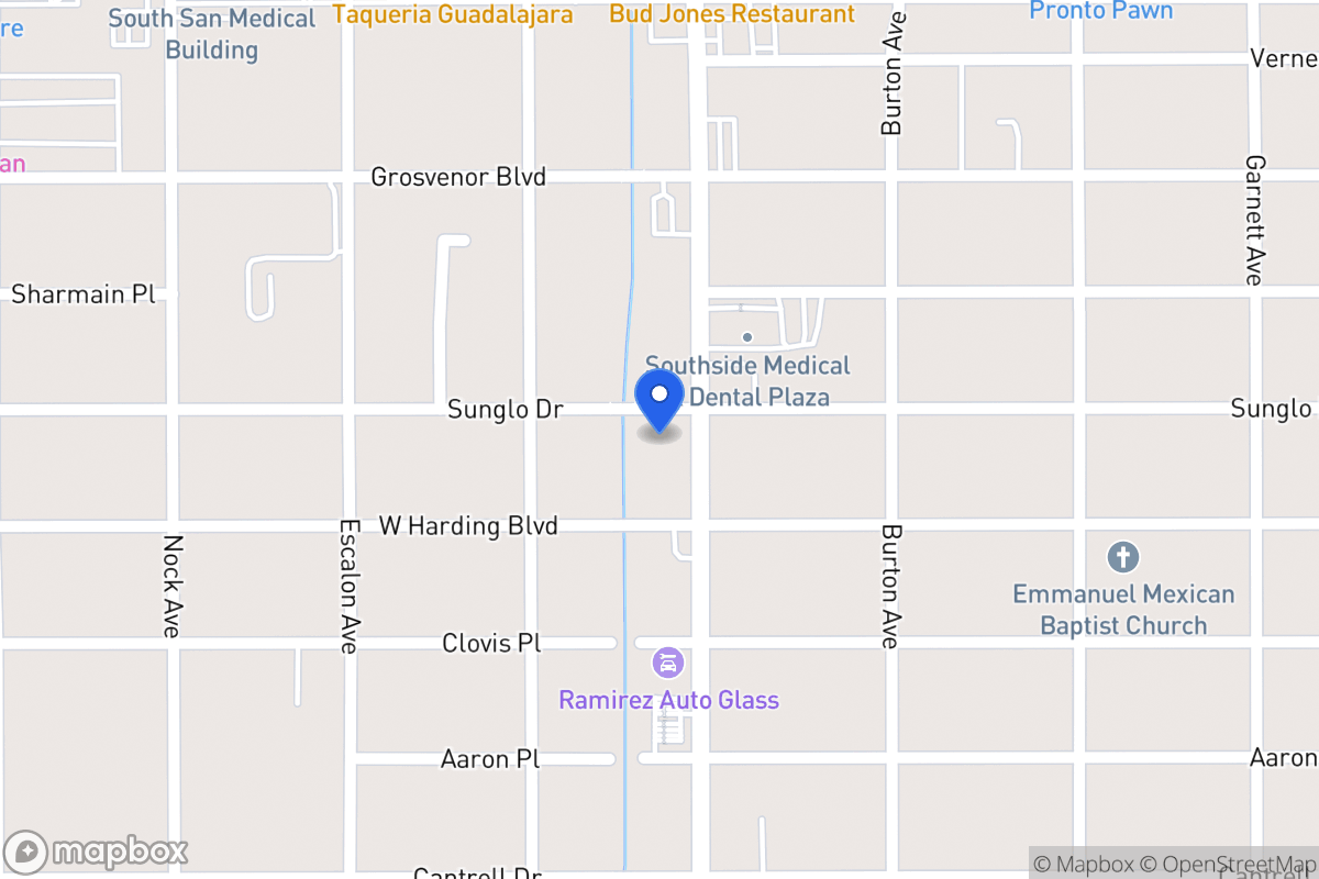Map of 806  Sunglo Dr
