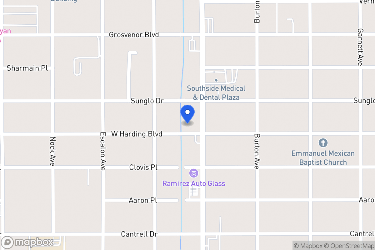 Map of 1211 W Harding Blvd